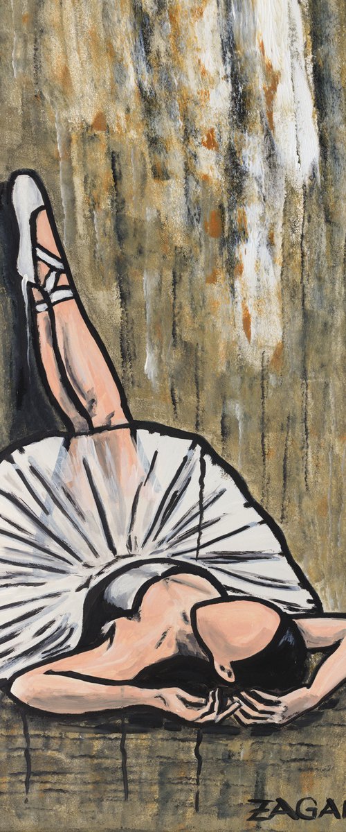 Bored Ballerina by Bogdan Zagan