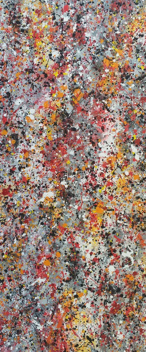 Abstract acrylic by M.Y. by Max Yaskin