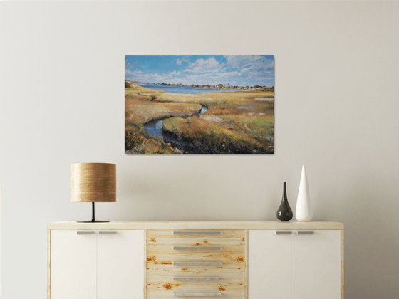 Late autumn marshes (24x36x1.5")