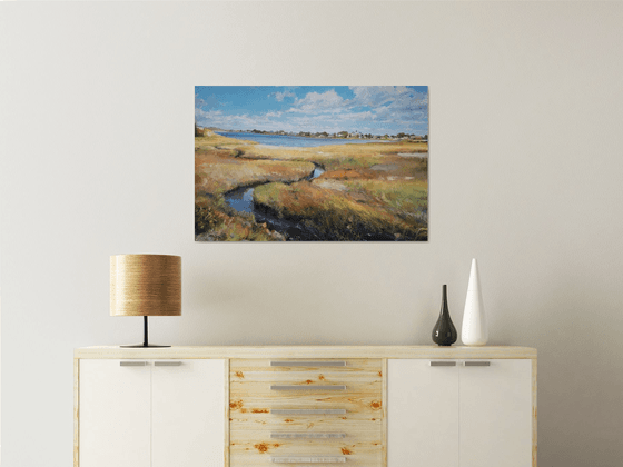 Late autumn marshes