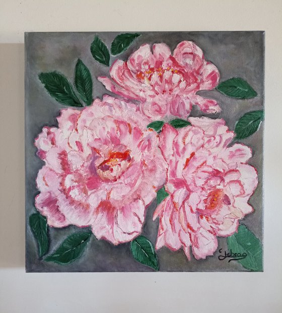 The three peonies