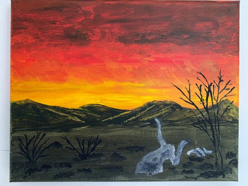 Texas Sunset by Alan Horne Art Originals