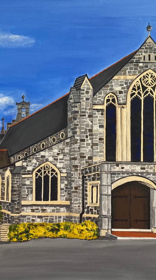 St Marks Church Purley - COMMISSION PIECE by MAGGIE  JUKES