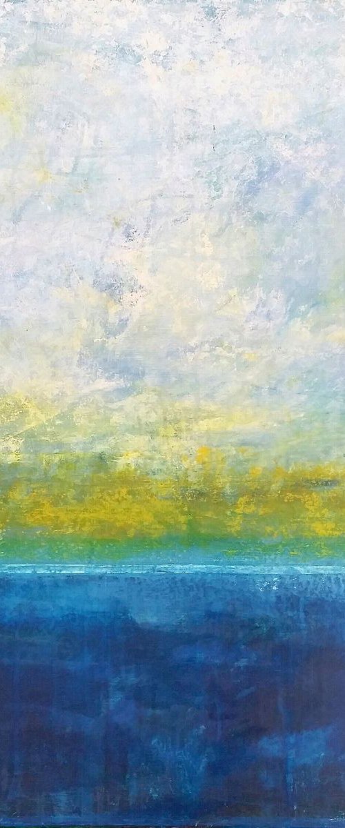 Landscape (Seascape) by Jane Efroni at Urban Village Studio by Jane Efroni