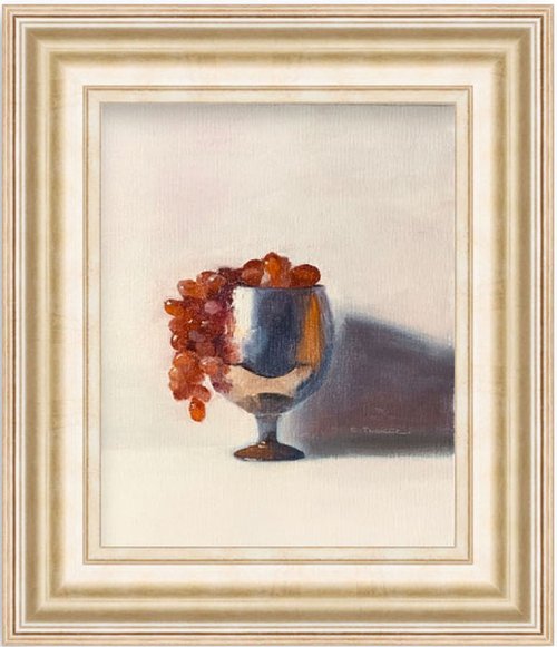 Chalice with Red Grapes by Elizabeth B. Tucker