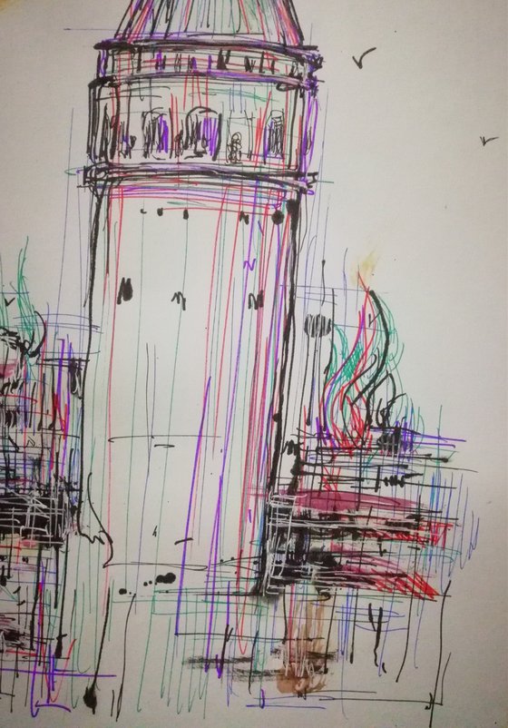 Sketch of Galata Tower