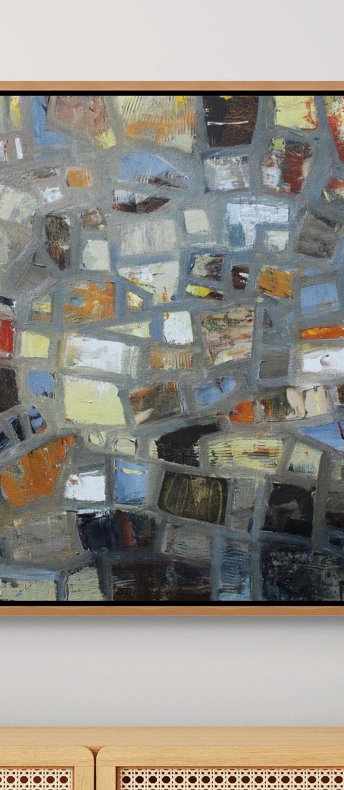 Abstract in Earth Tones by Sage Mountain Studio