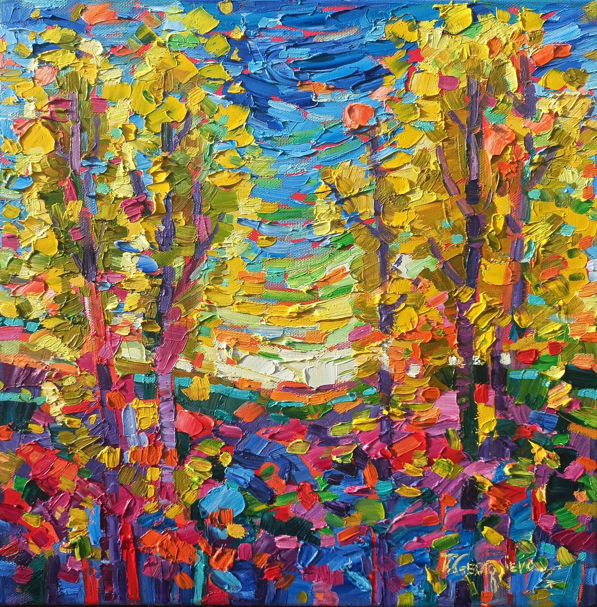 Fall trees 2 by Vanya Georgieva