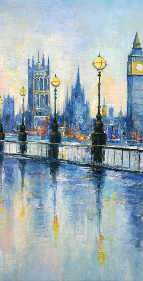 Rainy London by Behshad Arjomandi