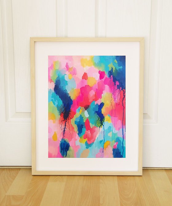 Framed Original Painting - Beauty From Within