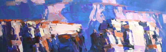 Grand Canyon Contemporary Original oil painting on Canvas Large Size Wall Art