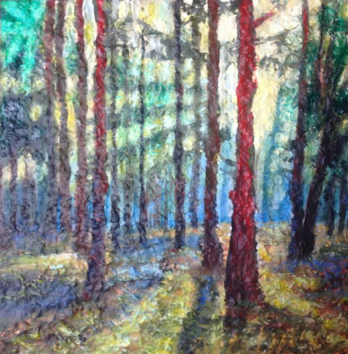 Forest-sun by René Goorman