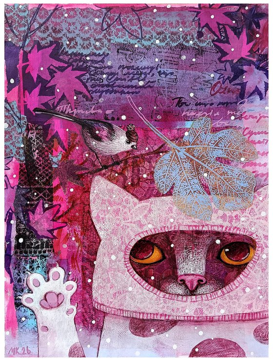 The first snow in this year