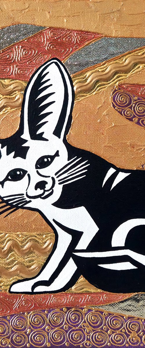 Copper Fennec Fox by Yanina Tuyman