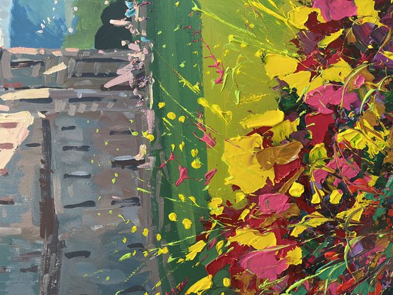 Tower of Pisa oil painting on canvas