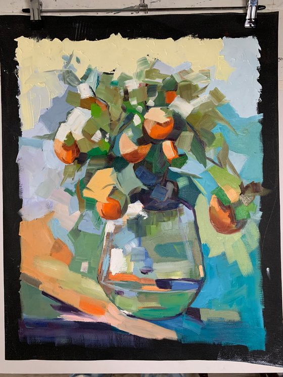 Apricot garden.