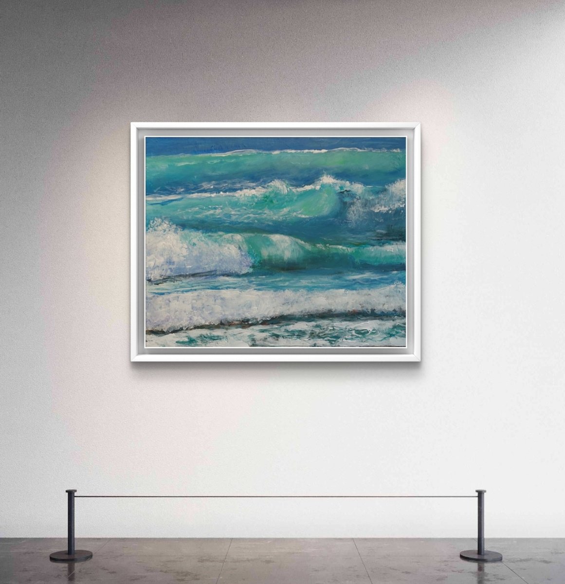 Waves Of The Ocean By Els Driesen, 20 X 16, Artwork For Sale On Artfinder