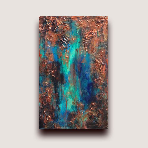 Decay Five - Abstract Acrylic Painting by Matthew Withey