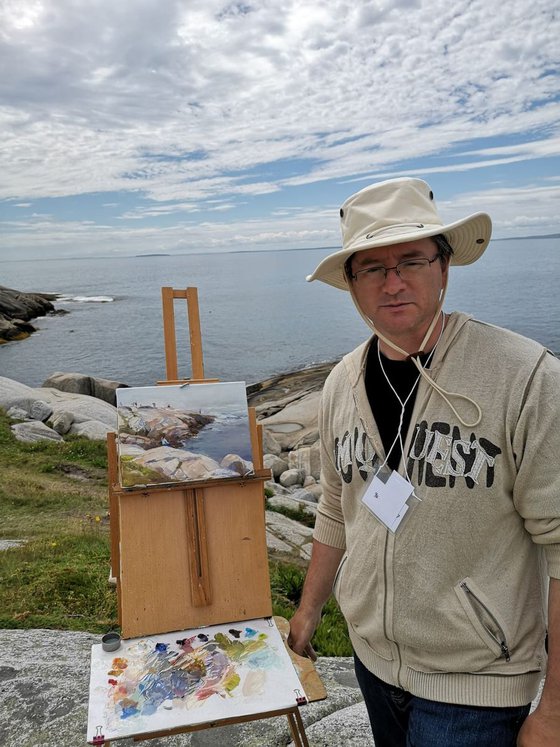 Plein air at the ocean 2