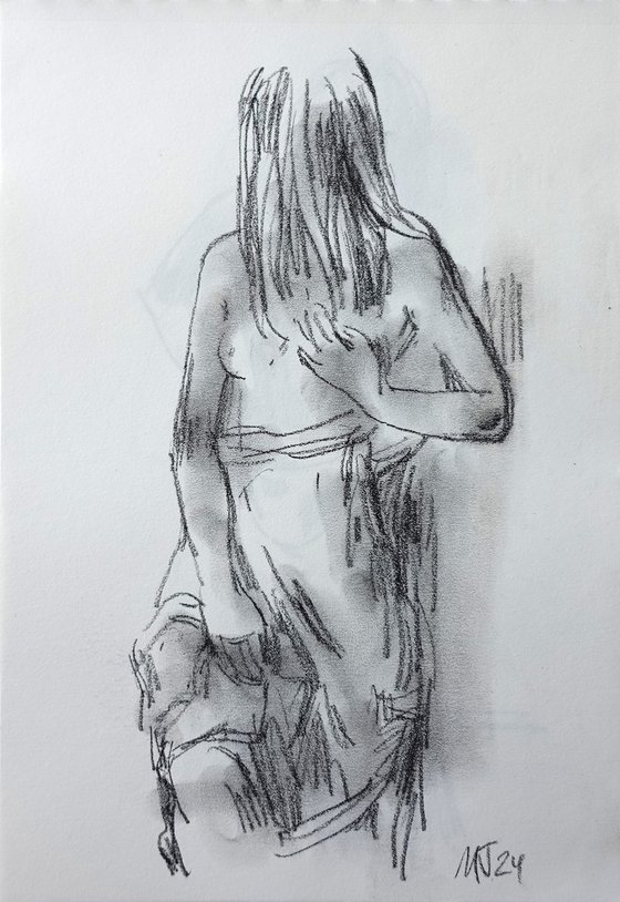 Sketch of a girl 4