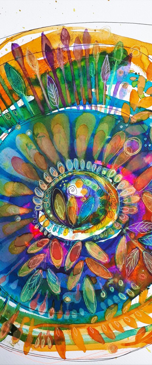 Mandala-My heritage by Simon Tünde