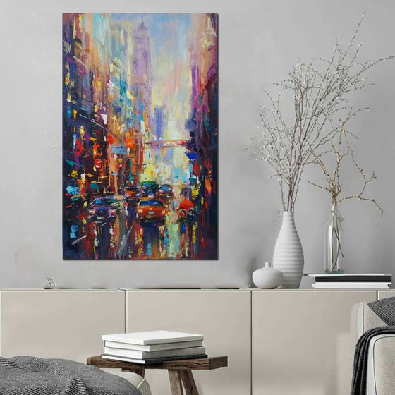 Abstract cityscape (New York) 02