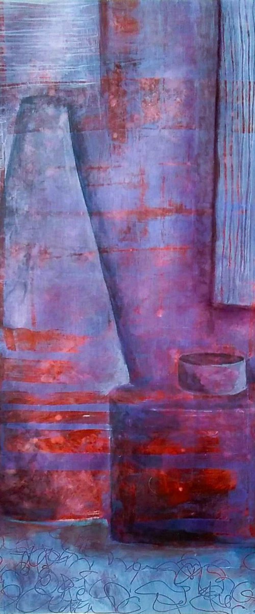 Two Purple Vases by Liubov Samoilova