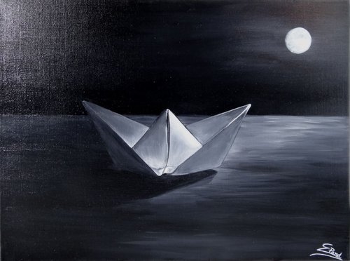 My little paperboat by Cécile Pardigon