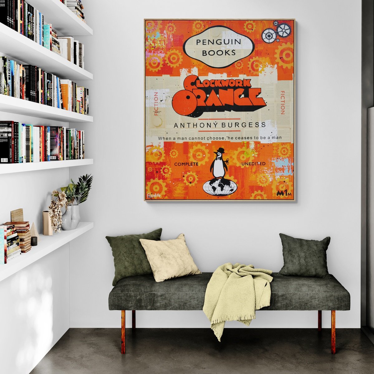 Urban And Pop Painting , Clockwork By Franko, 39 X 47, Artwork For Sale On Artfinder
