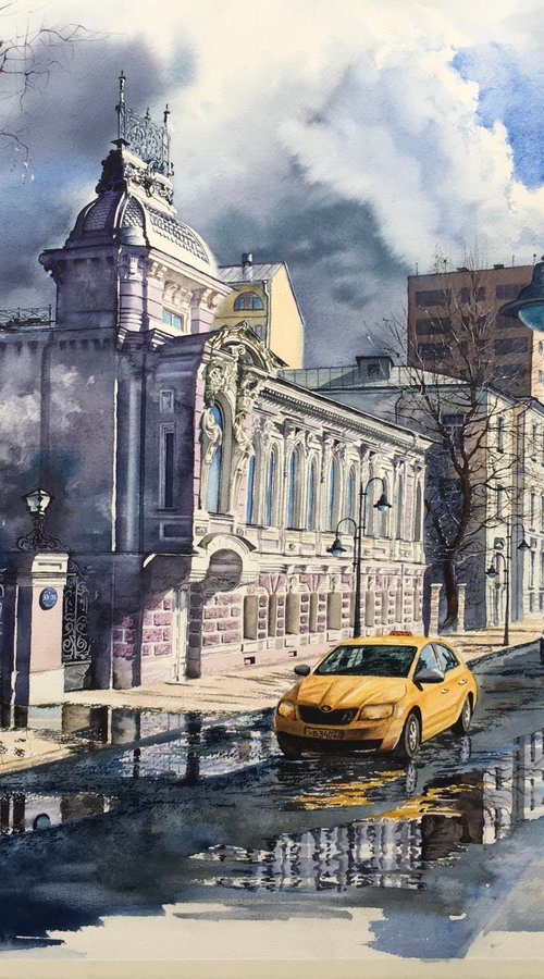 Spring street by Igor Dubovoy