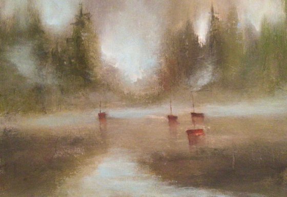 BOATS IN THE MIST