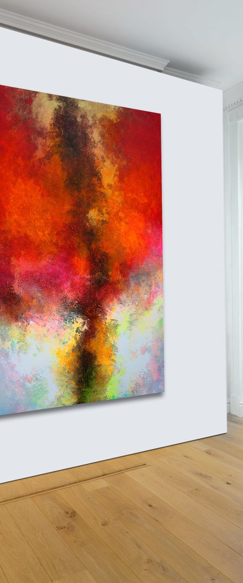150x100cm. / extra large painting / Conceal by Alex Senchenko