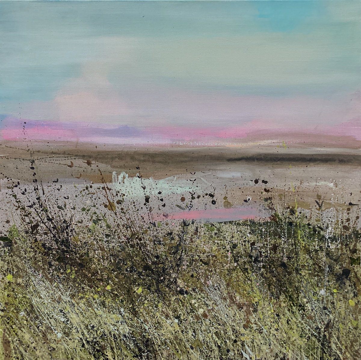  Marsh Grasses By Sandy Dooley, 39 X 39, Artwork For Sale On Artfinder