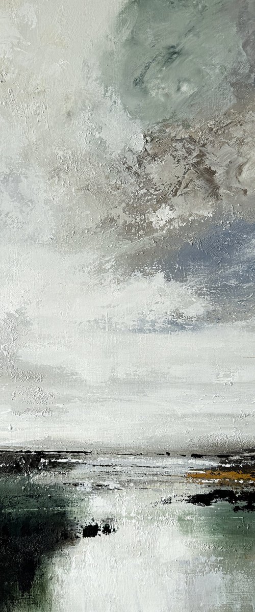 Fading Light Over Still Ground by Tatiana Malinovscaia