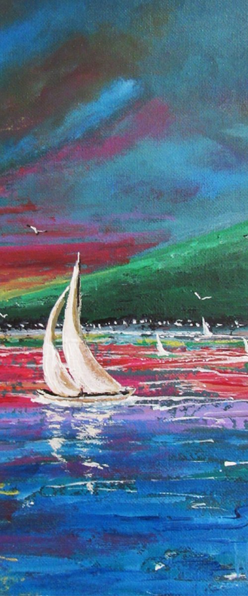 Sailing into Rainbows! by William F. Adams