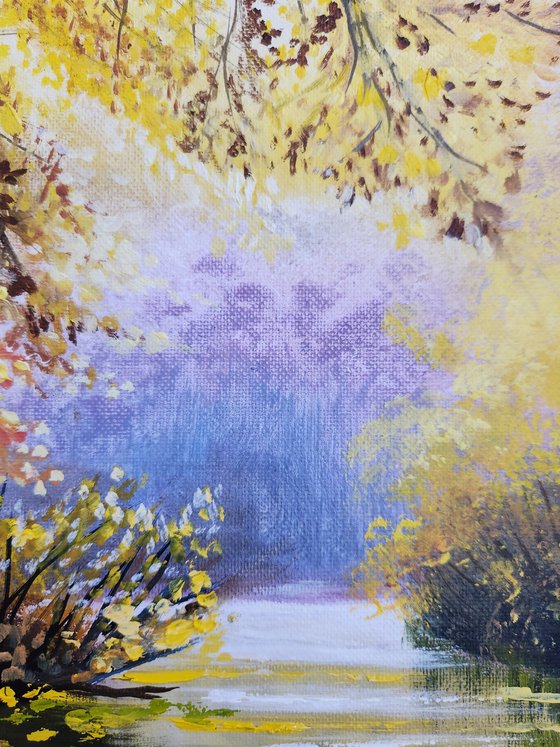 Golden October by the Lake