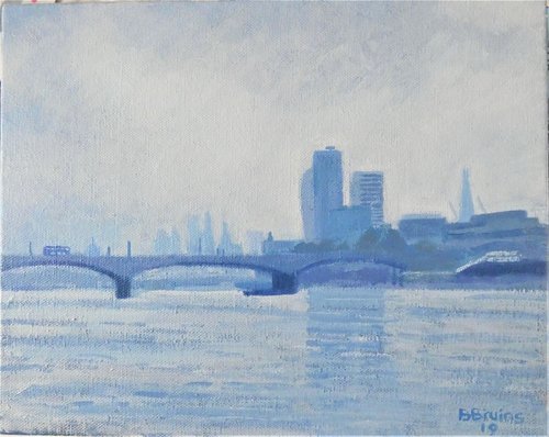 The Thames at Waterloo Bridge by Bert Bruins