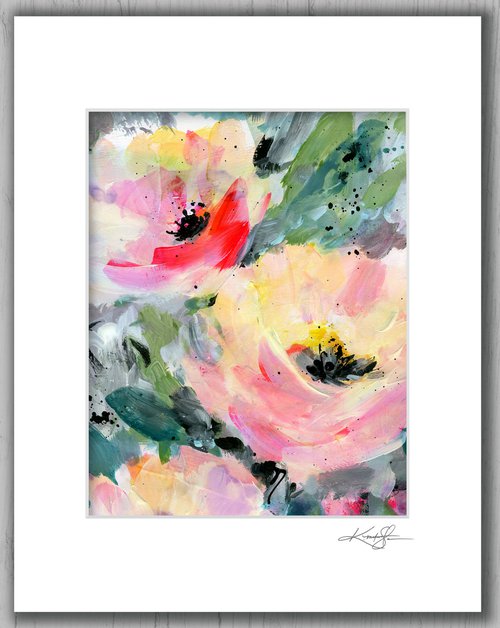 Enchanting Blooms 12 - Floral Painting by Kathy Morton Stanion by Kathy Morton Stanion
