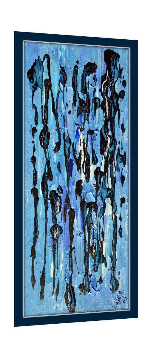 Blue dream free shipping ready to hang by Isabelle Vobmann