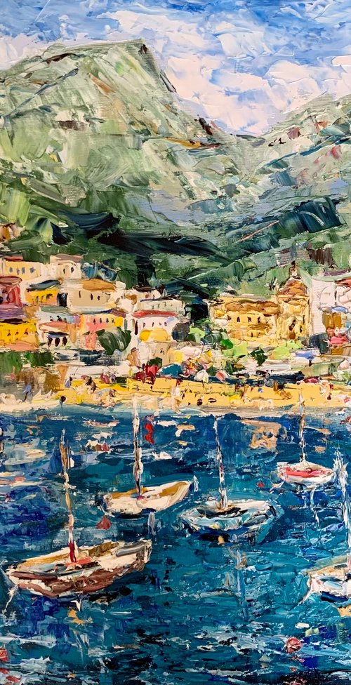 Amalfi Coast in Italy by Vilma Gataveckienė