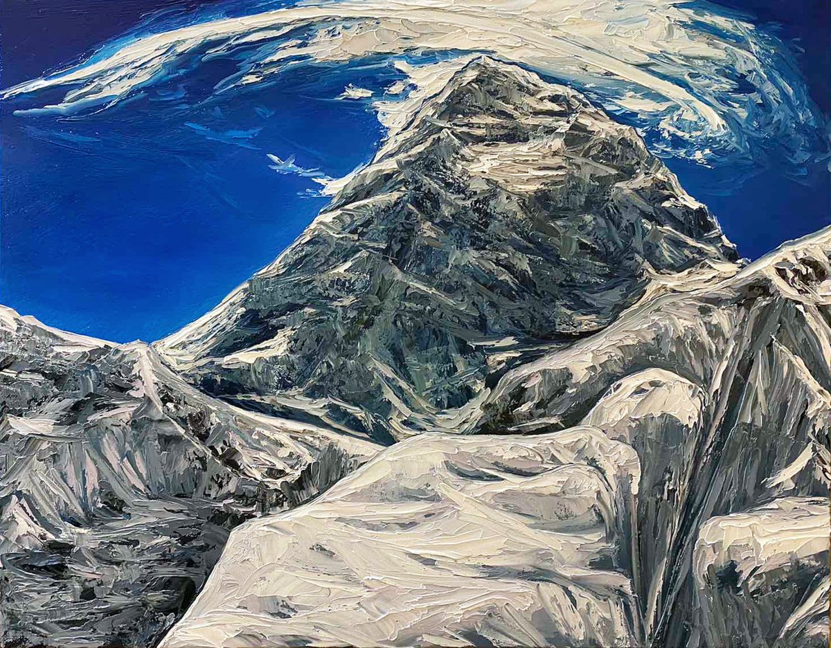 Mount Everest by Elena Adele Dmitrenko