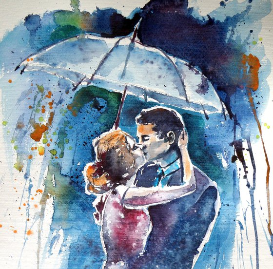 Kiss in the rain