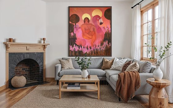 Virgin Maria in the Garden