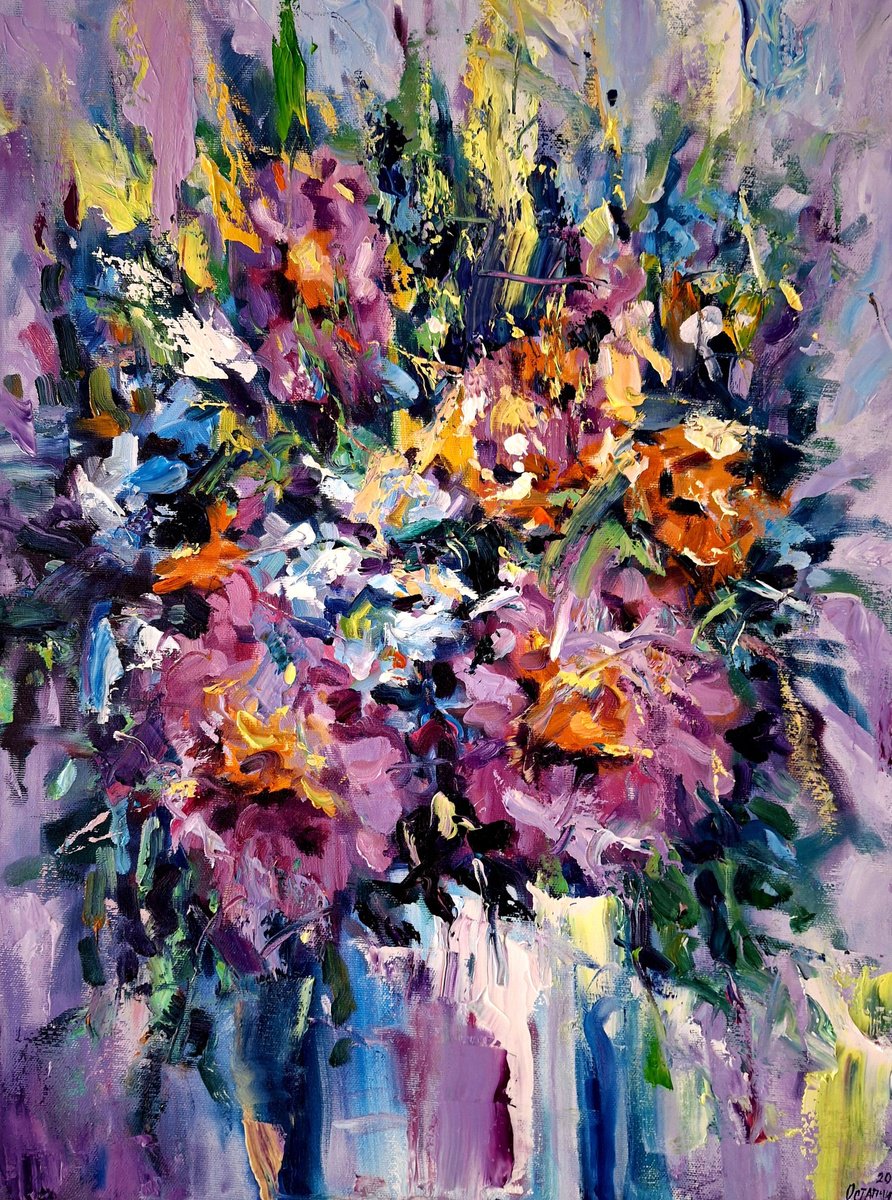 Living Bouquet By Andrej Ostapchuk, 18 X 24, Artwork For Sale On Artfinder