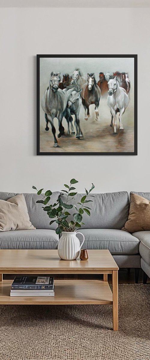 Arabian horses by Jennie Smallenbroek