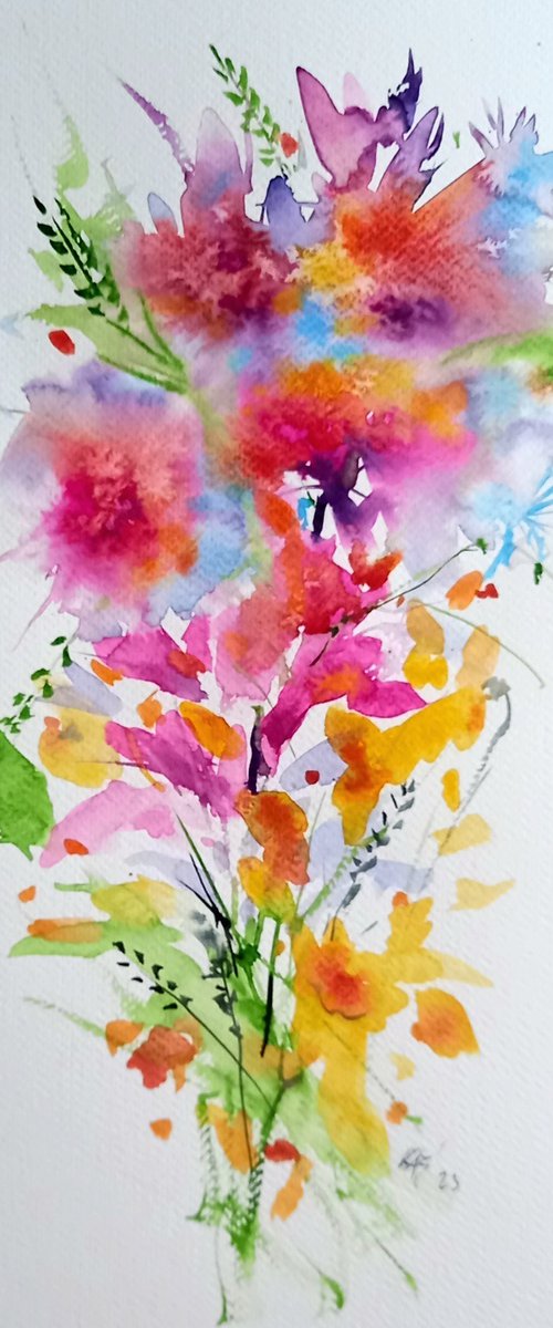 Colorful florals by Kovács Anna Brigitta