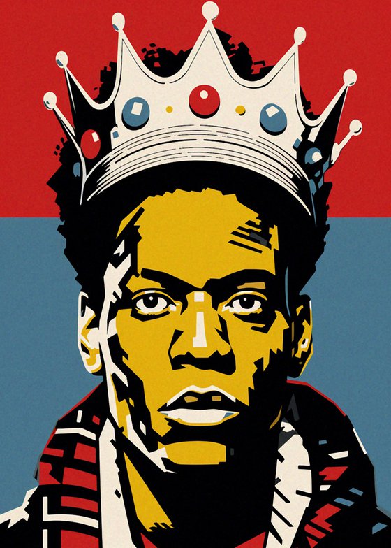Portrait of Jean Michel Basquiat