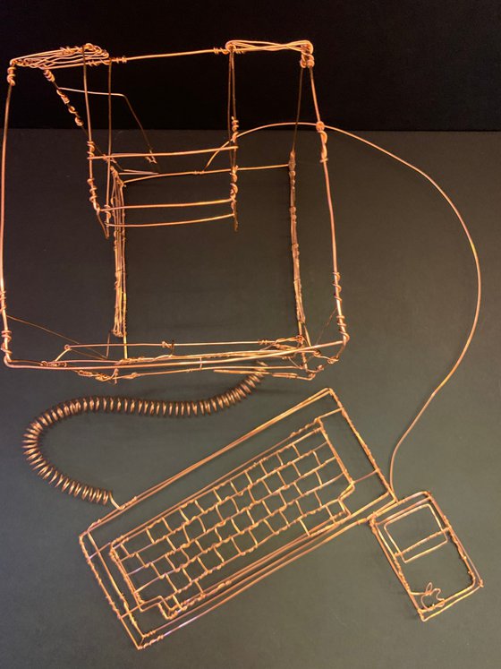 Apple Mac Computer Sculpture