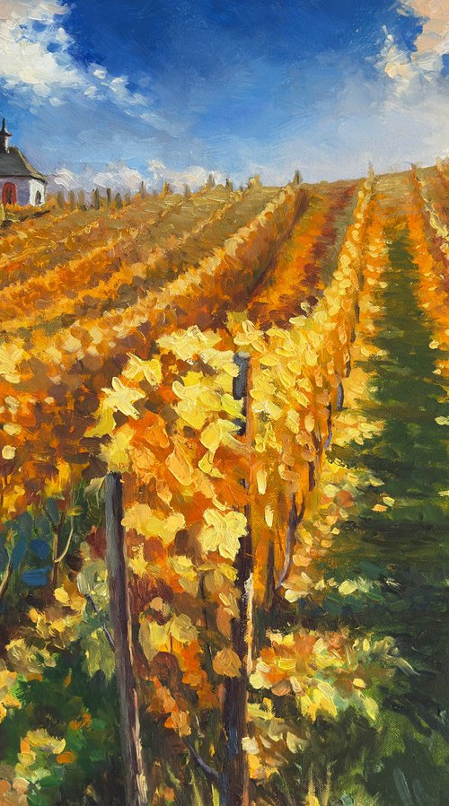 Autumn Glory, Germany Autumn Landscape by Ling Strube