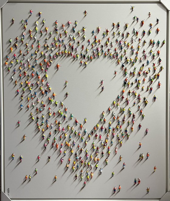 Freedom People ,,Heart Love” Eka Peradze Art